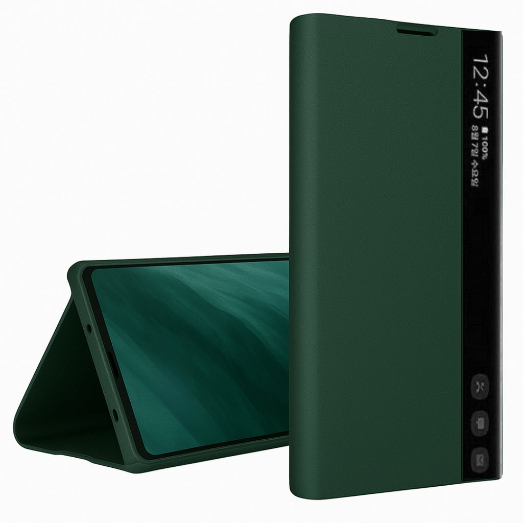 Galaxy Ultra Series PU Leather Side Window Flip Case