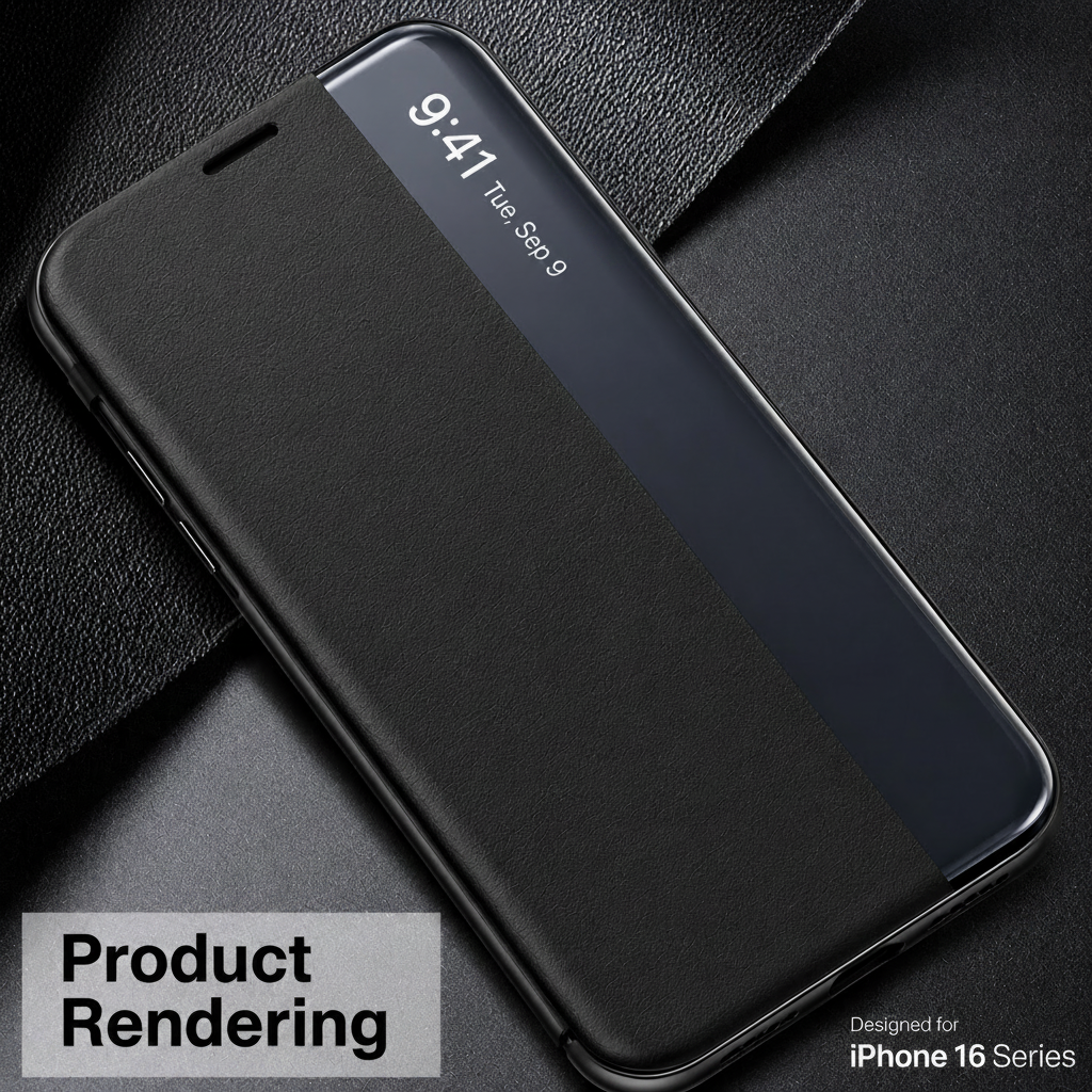 Smart View Flip Case for Iphone 16 Series