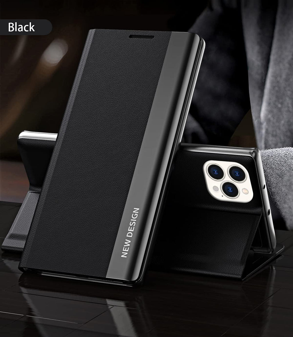 IPhone 14 SERIES PU LEATHER SIDE WINDOW FLIP CASE