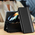 Luxury Electroplated Leather Magnetic Phone Case for Z Fold Series-Best Selling