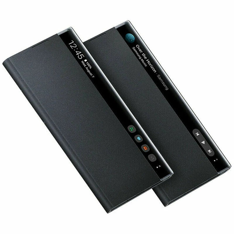 Galaxy Ultra Series PU Leather Side Window Flip Case